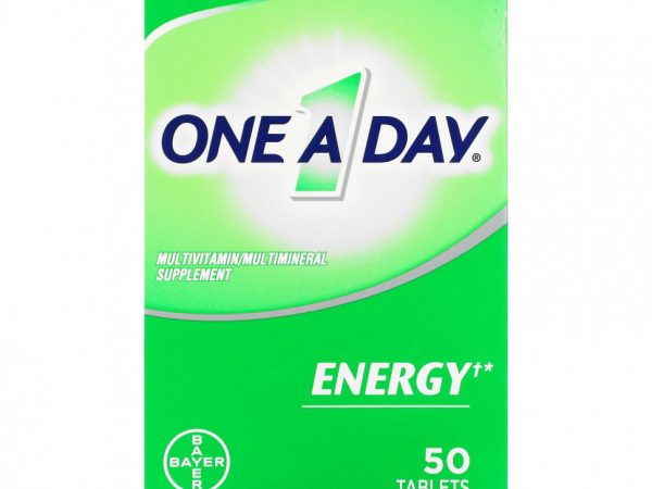 One-A-Day, Energy, мультивитаминная / мультиминеральная добавка, 50 таблеток