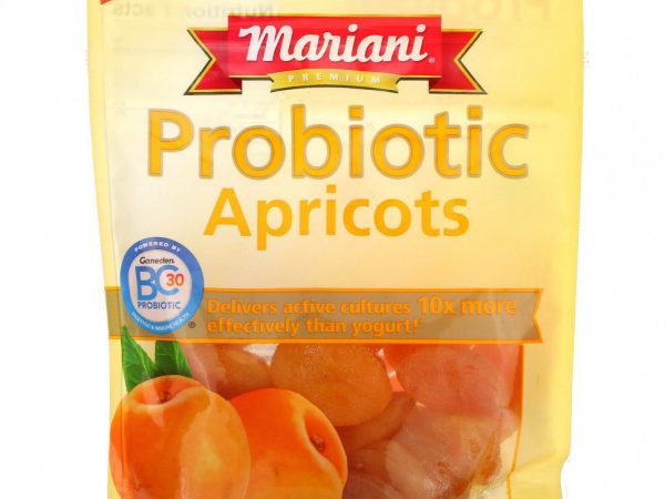 Mariani Dried Fruit, абрикосы с пробиотиками премиум-класса, 170 г (6 унций)