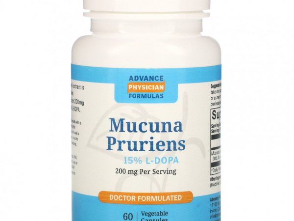 Advance Physician Formulas, Мукуна жгучая, 200 мг, 60 капсул
