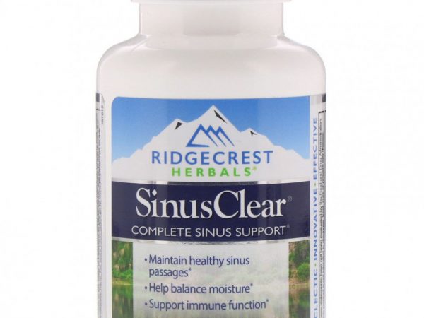 RidgeCrest Herbals, SinusClear, 60 веганских капсул