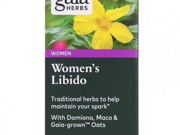 Gaia Herbs, Women's Libido, 60 веганских фито-капсул с жидкостью