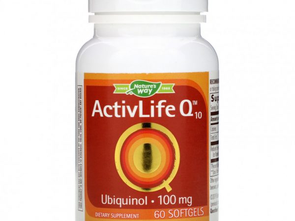 Nature's Way, ActivLife Коэнзим Q10, 100 мг, 60 капсул