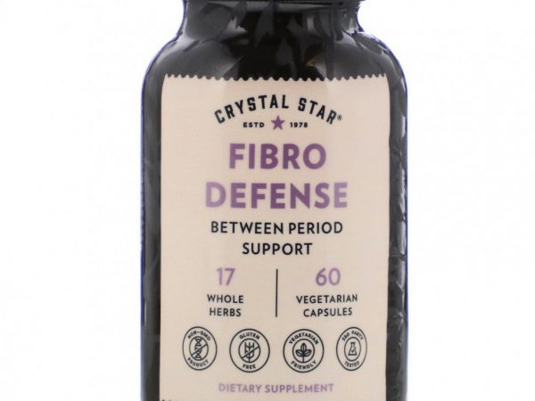 Crystal Star, Fibro Defense, 60 вегетарианских капсул