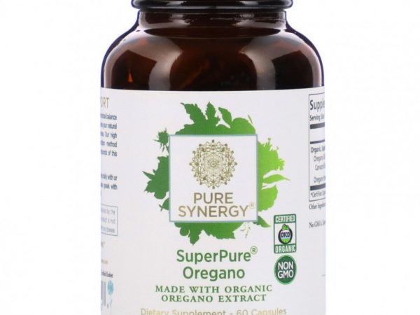 Pure Synergy, Орегано SuperPure, 60 капсул