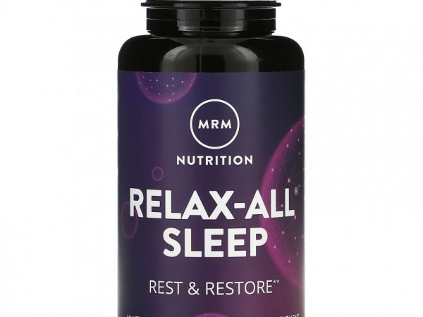 MRM, Relax-All Sleep, 60 веганских капсул