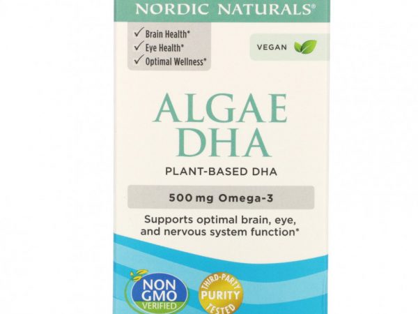 Nordic Naturals, ДГК из водорослей, 60 мягких таблеток