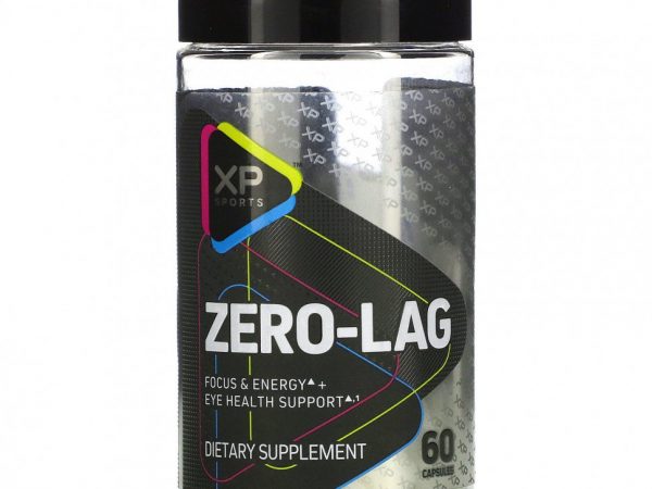 XP Sports, Zero-lag, концентрация и энергия + поддержка здоровья глаз, 60 капсул