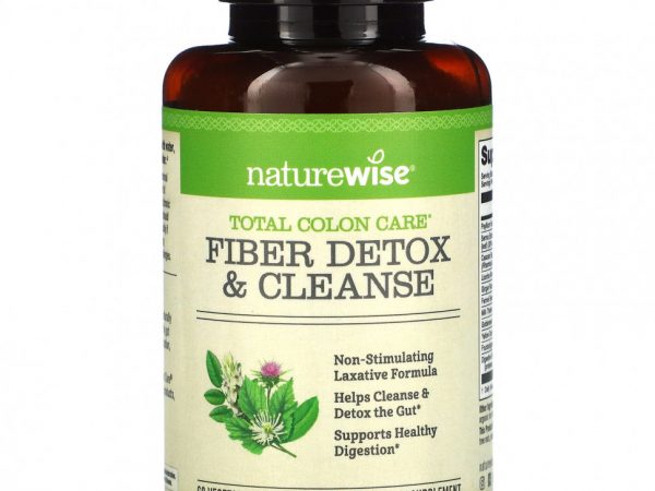 NatureWise, Fiber Detox & Cleanse, 60 вегетарианских капсул