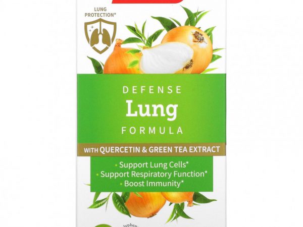 Catalo Naturals, Формула Defense Lung с кверцетином и экстрактом зеленого чая, 60 вегетарианских капсул