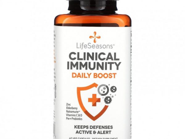 LifeSeasons, Clinical Immunity Daily Boost, 60 Veg Capsules