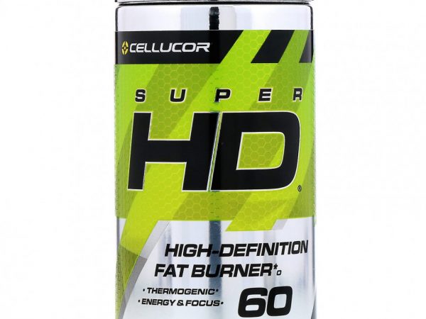 Cellucor, Super HD, высокоэффективная жиросжигающая добавка, 60 капсул