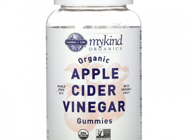Garden of Life, MyKind Organics, Жевательные конфеты с органическим яблочным уксусом, 60 веганских жевательных конфет