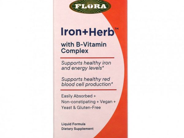 Flora, Железо и травы с комплексом витаминов группы B, 228 мл (7,7 жидк. Унции)