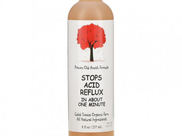 Caleb Treeze Organic Farm, Stops Acid Reflux, 8 жидких унций (237 мл)