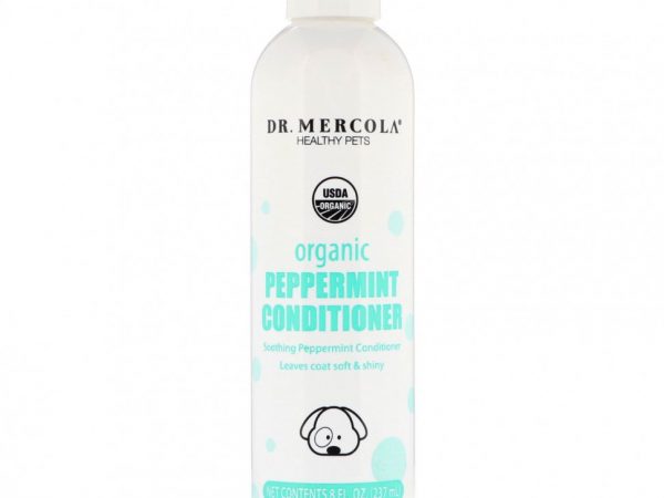 Dr. Mercola, Healthy Pets, Organic Peppermint Conditioner for Dogs, 8 fl oz (237 ml)