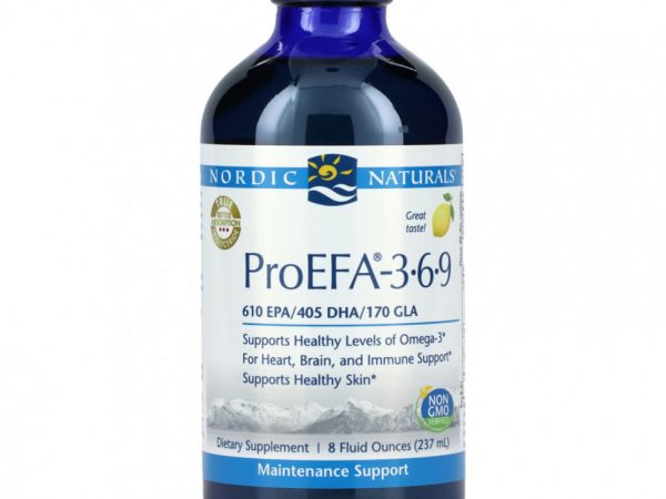 Nordic Naturals, ProEFA - 3-6-9, лимон, 237 мл (8 жидк. унций)