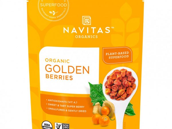Navitas Organics, Органический сушеный физалис, 227 г (8 унций)
