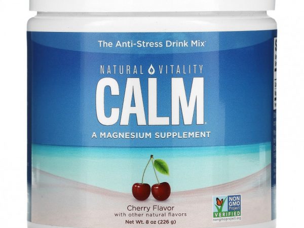 Natural Vitality, CALM, смесь для снятия стресса, вишня, 226 г (8 унций)
