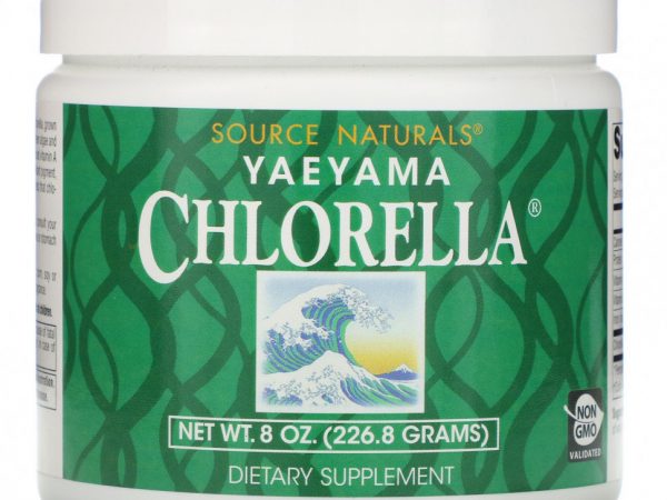 Source Naturals, хлорелла Яэяма, 226,8 г (8 унций)