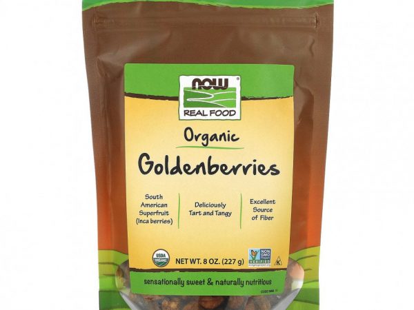 NOW Foods, Real Food, Сертифицированный органический физалис, 8 унций (227 г)