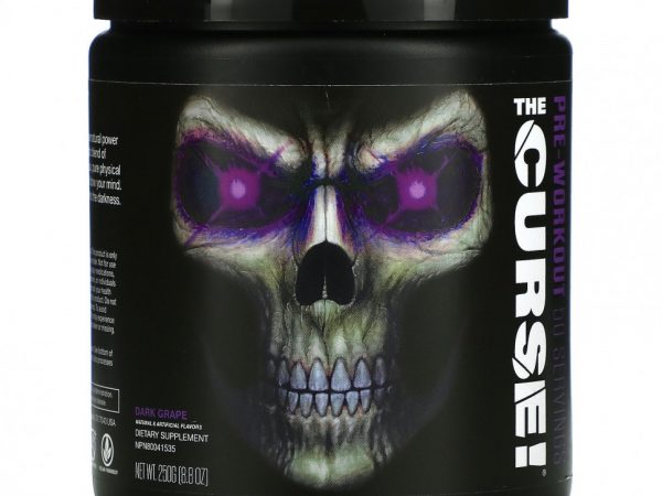 JNX Sports, The Curse, перед тренировкой, темный виноград, 8,8 унции (250 г)