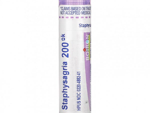 Boiron, Single Remedies, Стафизагрия, 200CK, прибл. 80 гранул
