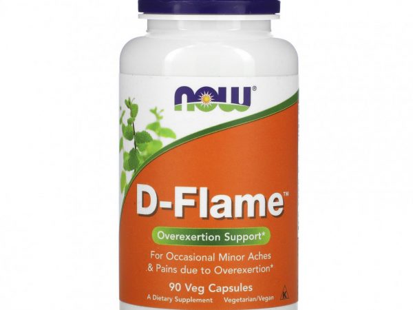 NOW Foods, D-Flame, 90 растительных капсул