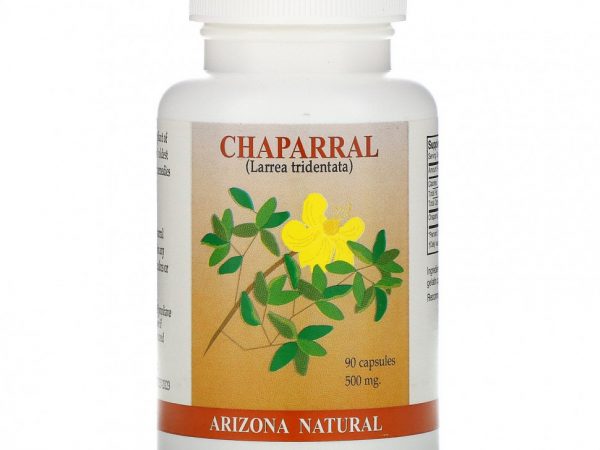 Arizona Natural, чапараль, 250 мг, 90 капсул