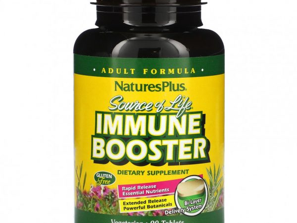 NaturesPlus, Source of Life, добавка для укрепления иммунитета, 90 таблеток