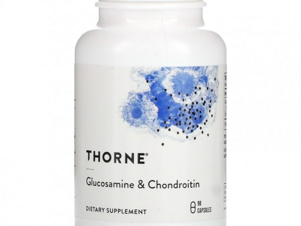Thorne Research, Глюкозамин и хондроитин, 90 капсул