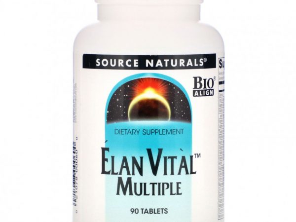 Source Naturals, Elan Vital Multiple, 90 таблеток