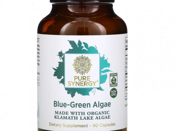 Pure Synergy, сине-зеленые водоросли, 90 капсул