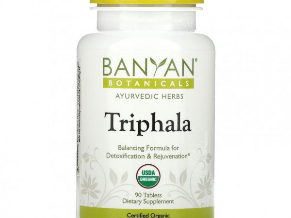 Banyan Botanicals, Трифала, 90 таблеток