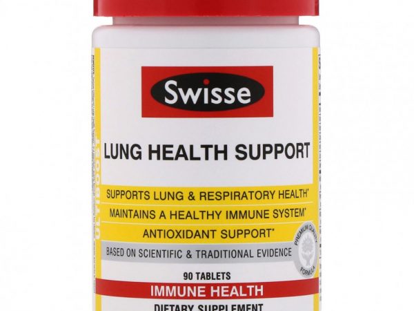 Swisse, Ultiboost, поддержка здоровья легких, 90 таблеток