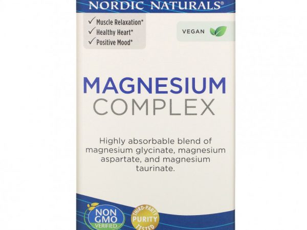 Nordic Naturals, комплекс магния, 90 капсул
