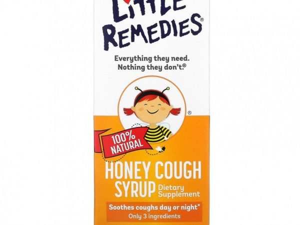 Little Remedies, 100% натуральный медовый сироп от кашля, для детей от 12 месяцев, 118 мл (4 жидк. Унции)