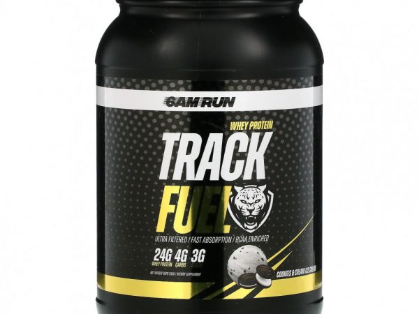 6AM Run, Track Fuel, сывороточный протеин, печенье и сливки, 907 г (2 фунта)