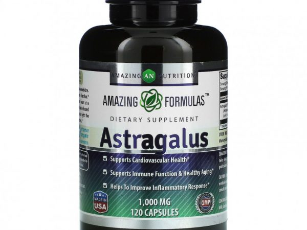 Amazing Nutrition, Астрагал, 1000 мг, 120 капсул