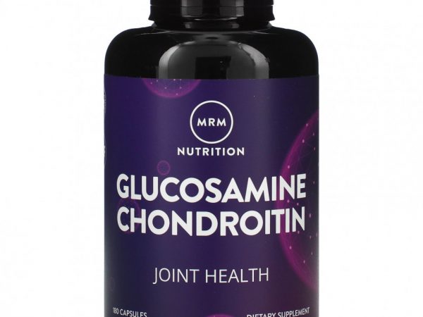 MRM Nutrition, хондроитин и глюкозамин, 180 капсул