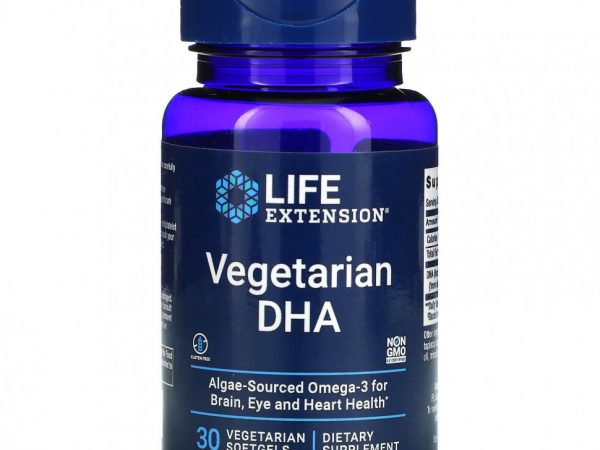 Life Extension, Вегетарианская ДГК, 30 вегетарианских капсул