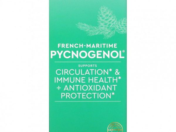 Viva Naturals, French-Maritime Pycnogenol`` 60 растительных капсул