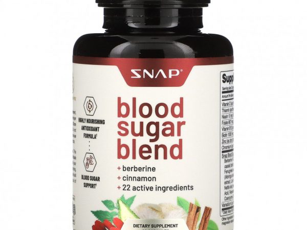 Snap Supplements, Смесь сахара в крови, 60 капсул