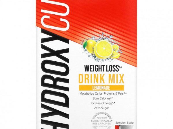 Hydroxycut, Weight Loss Drink Mix, Lemonade, 21 Packets, 2.2 oz (63 g)