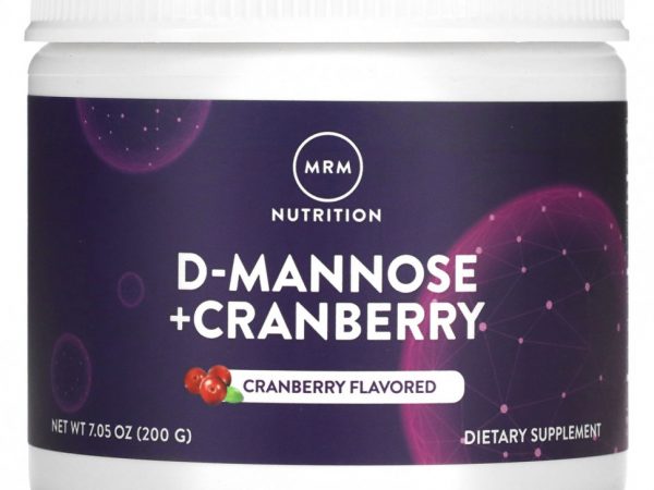 MRM Nutrition, D-Mannose + Cranberry, Cranberry, 7.05 oz (200 g)