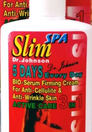 Антицеллюлитный, жиросжигающий крем Slim Dr. Johnson 5 Days Every Day Bio-Serum Firming Cream, 150 мл., Таиланд