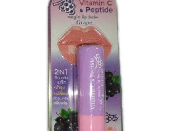 Бальзам для губ AR Vitamin C & Peptide Magic Lip Grape Balm, Таиланд
