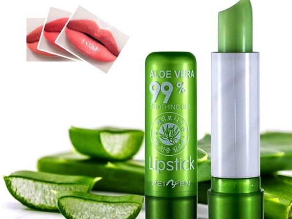 Бальзам для губ с Алоэ Вера Aloe vera 99% Soothing Gel Lipstick, 3,5 гр., Таиланд