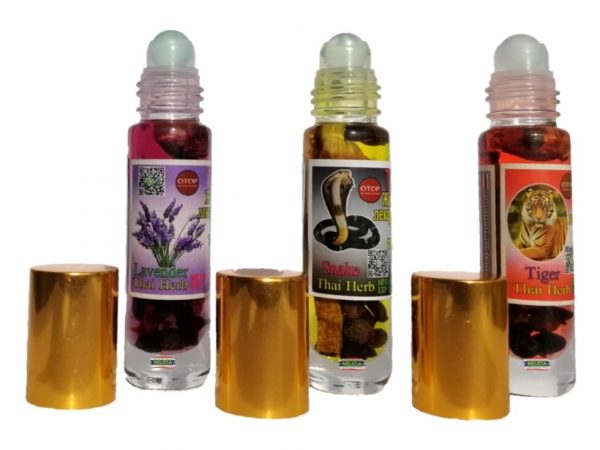 Бальзам тайский жидкий-ингалятор роликовый Otop thai herb oil, 10 мл. Таиланд