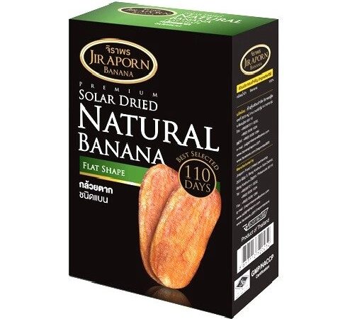 Бананы сушёные Jir Aporn Solar Dried Natural Banana, Таиланд