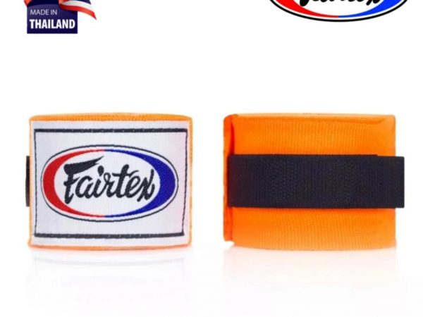 Боксёрские бинты для защиты кисти Fairtrex HW2, Таиланд Orange